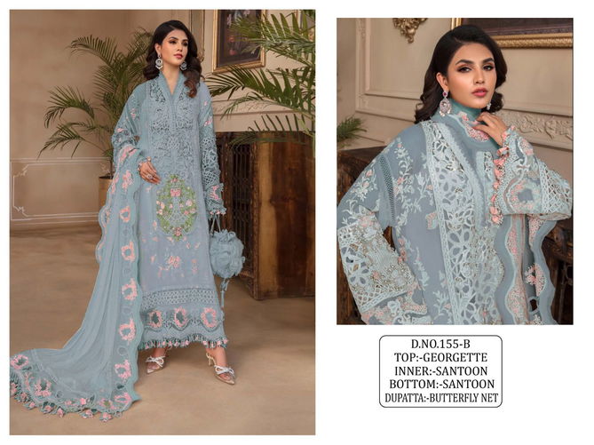 KF 155 Georgette Pakistani Suits Catalog